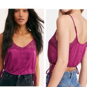 NEW Free People Blouson Brami in Dark Orchid